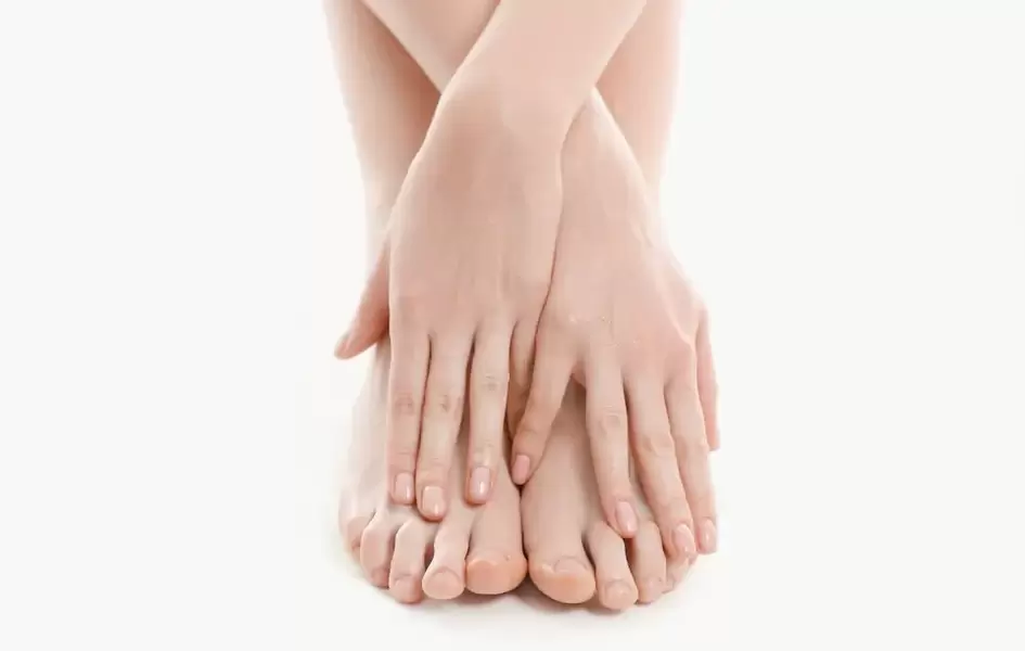 prevención de hongos en las uñas de los pies